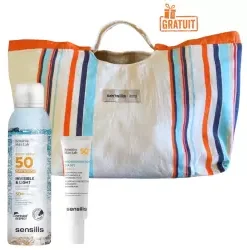 SENSILIS SAC FOUTA+SPRAY TOUCHER SEC SPF50+...