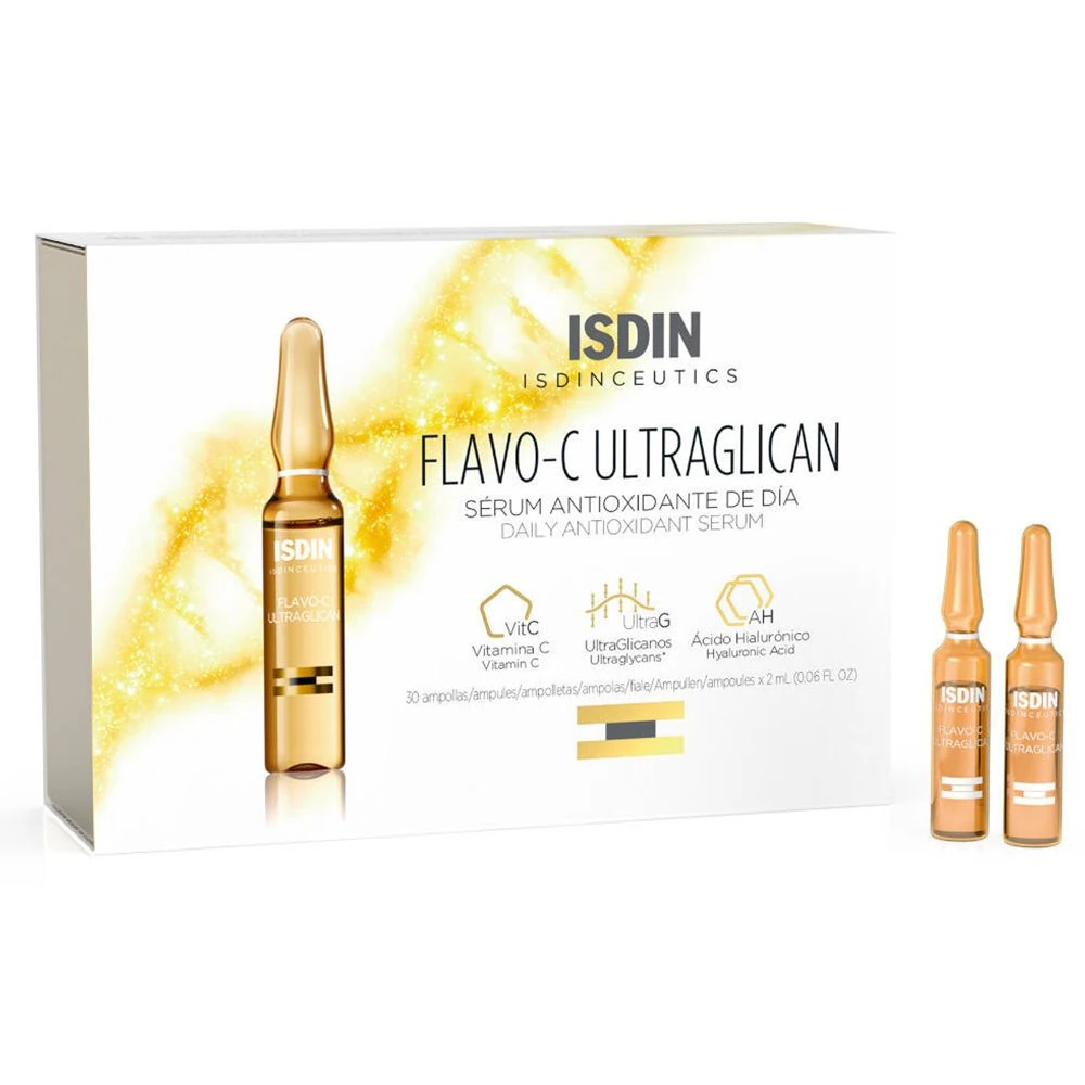 ISDINCEUTICS FLAVO-C Ultraglican Antioxydant et Hydratant 30 Unidoses de 2ml