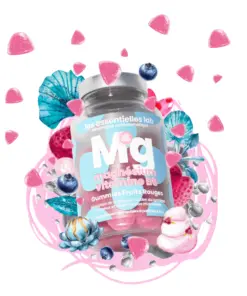 Les Essentielles Lab Magnesium + Vitamine B6 Fruits Rouges 60 Gummies