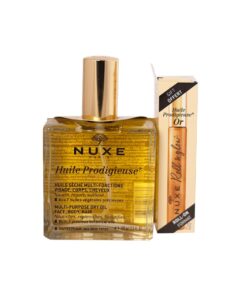 NUXE HUILE PRODIGIEUSE 100 ML+NUXE ROLL ON ROLL & GLOW (OFFERT)