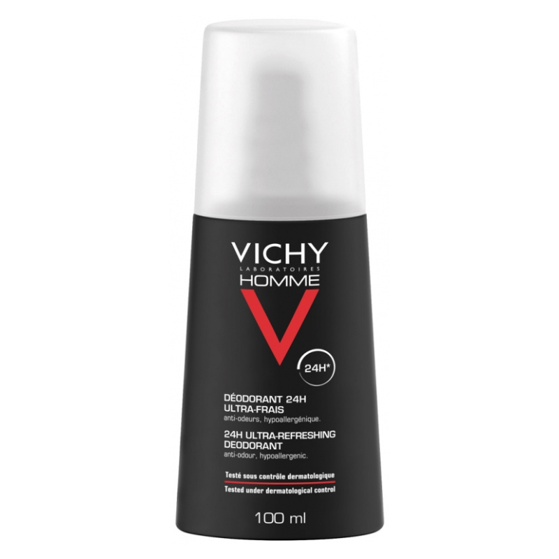 VICHY HOMME DEODORANT ULTRA-FRAIS 24H VAPORISATEUR 100ML
