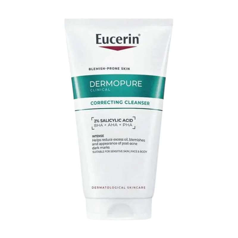 EUCERIN DERMOPURE CLINICAL GEL NETTOYANT TRIPLE ACTION 150ML