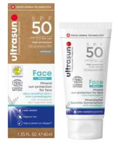 ULTRASUN FACE MINERAL SUNSCREEN SPF50+ 40ML