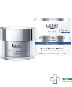 EUCERIN Hyaluron-Filler + 3x Effect Soin de Nuit 50ml