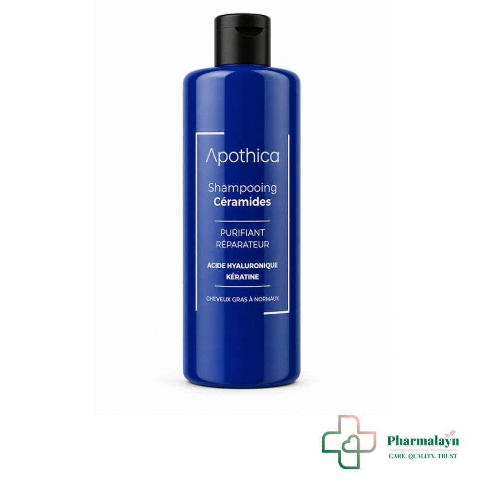 APOTHICA SHAMPOOING CERAMIDES CHEVEUX GRAS À NORMAUX 400ML