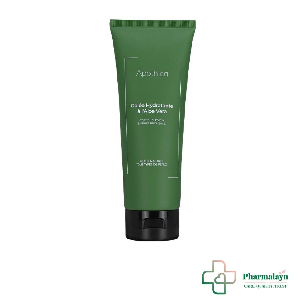 APOTHICA GELEE HYDRATANTE ALOE VERA CORPS CHEVEUX APRES BRONZAGE 200ML