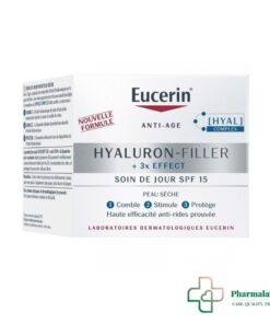 EUCERIN HYALURON FILLER SOIN DE JOUR ANTI AGE SPF15 PEAU SECHE 50ML
