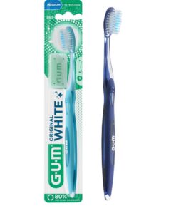 Gum Brosse à Dents Original White Medium 563