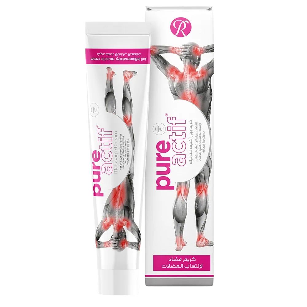 Roncey Pure Actif Crème Massage 50 ml soulage les douleurs musculaires et articulaires, apaise les courbatures et favorise la récupération avant ou après l'effort. Sa texture non grasse pénètre rapidement.