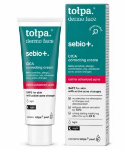 TOŁPA DERMO FACE SEBIO+ - CRÈME DE NUIT CICA CORRECTRICE DES IMPERFECTIONS 40 ML