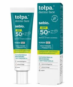 TOŁPA DERMO FACE SEBIO+ - CC CRÈME SPF50+ PA++++ BEIGE NATUREL 40 ML