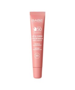 Description: BABE Lip & Cheek SPF50 Rose est un baume teinté 2-en-1 qui protège, hydrate et sublime les lèvres et les joues en un seul geste.