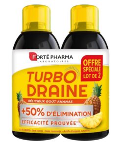 FORTE PHARMA TURBODRAINE MINCEUR ANANAS 500ML( -50% SUR LE 2 EME )