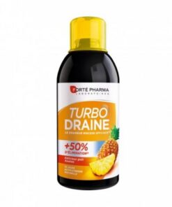 Découvrez FORTE PHARMA Turbodraine Minceur Ananas 500 ml, une solution drainante au bon goût d'ananas qui favorise l'élimination de l'eau et accompagne votre programme minceur.
