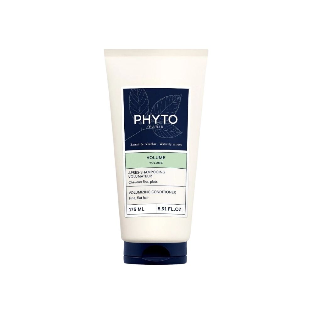 Phyto Volume Après-Shampoing Volumateur 175ml démêle, hydrate et apporte un volume durable aux cheveux fins et plats. Sa formule légère renforce la fibre capillaire sans alourdir pour une chevelure plus dense et souple
