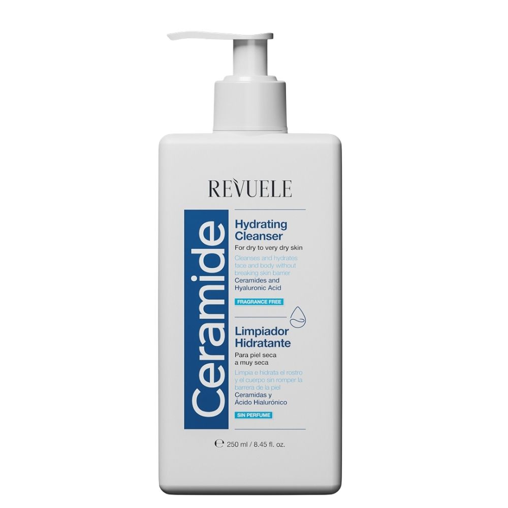 REVUELE CERAMIDE NETTOYANT HYDRATANT POUR PEAUX SECHES 250ML