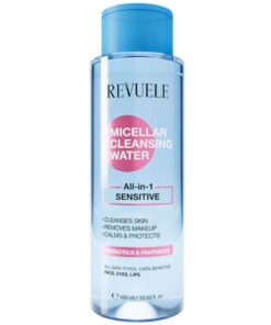 REVUELE EAU MICELLAIRE DEMAQUILLANTE TOUT EN 1 PEAUX SENSIBLES 400 ML