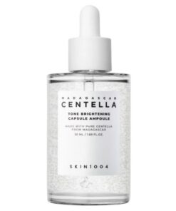 Madagascar Centella Brightening Capsule Ampoule 50ml is a lightweight brightening serum designed to soothe, hydrate, and visibly improve uneven skin tone.