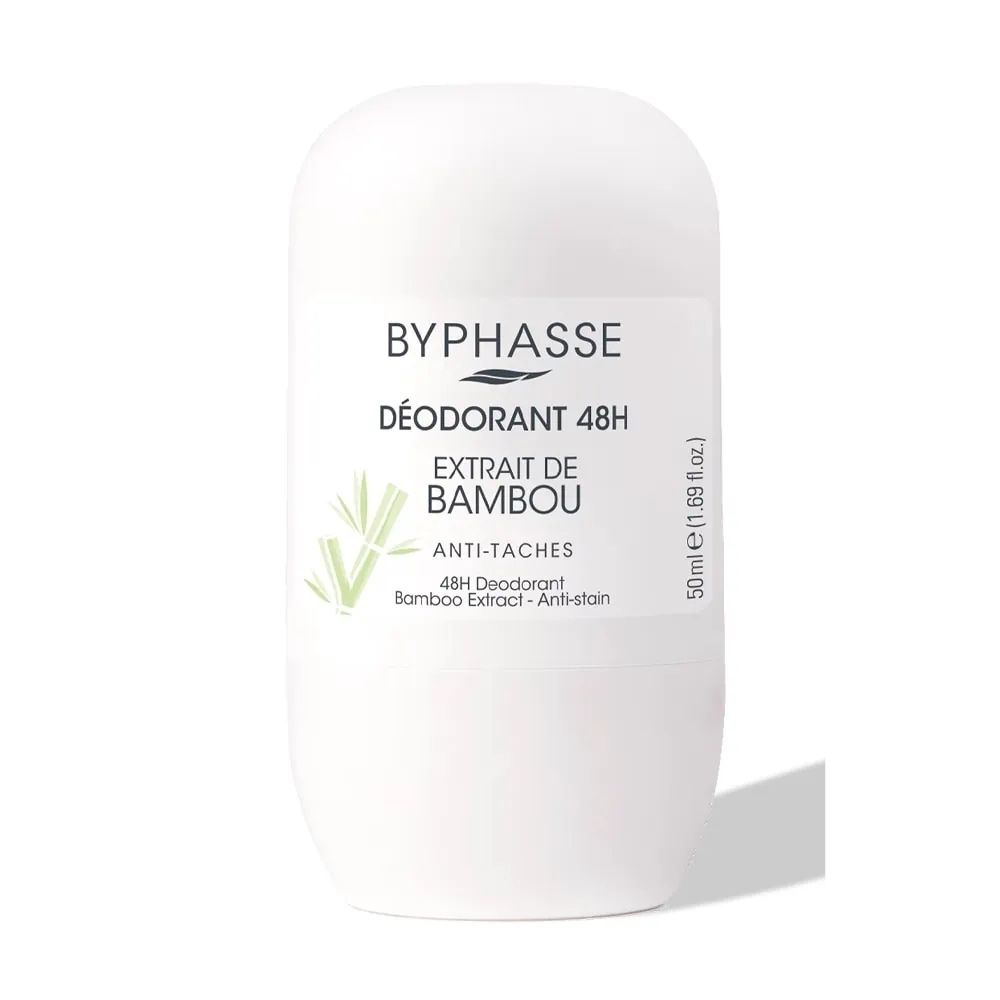 BYPHASSE Deodorant Roll On Anti Taches Bambou 50ml