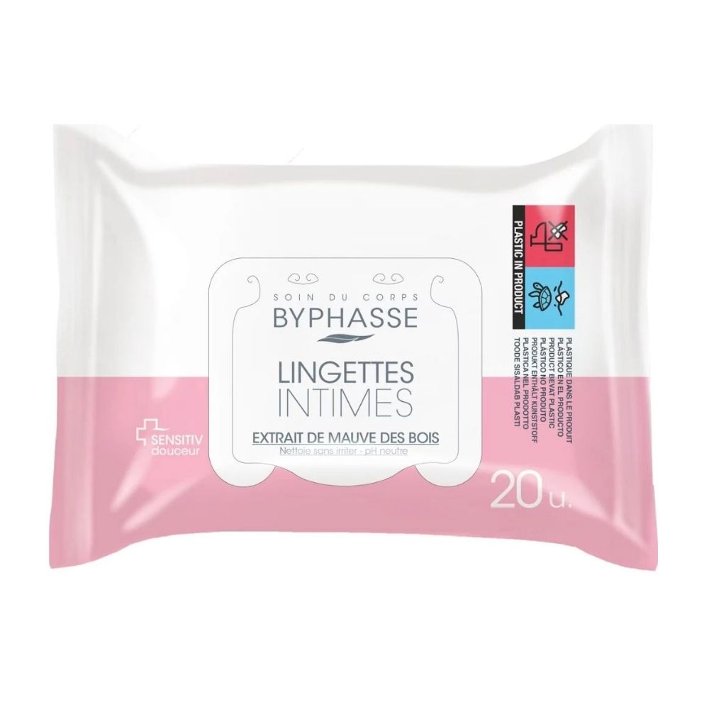 Byphasse Lingettes Intime Ph Neutre 20 Unites