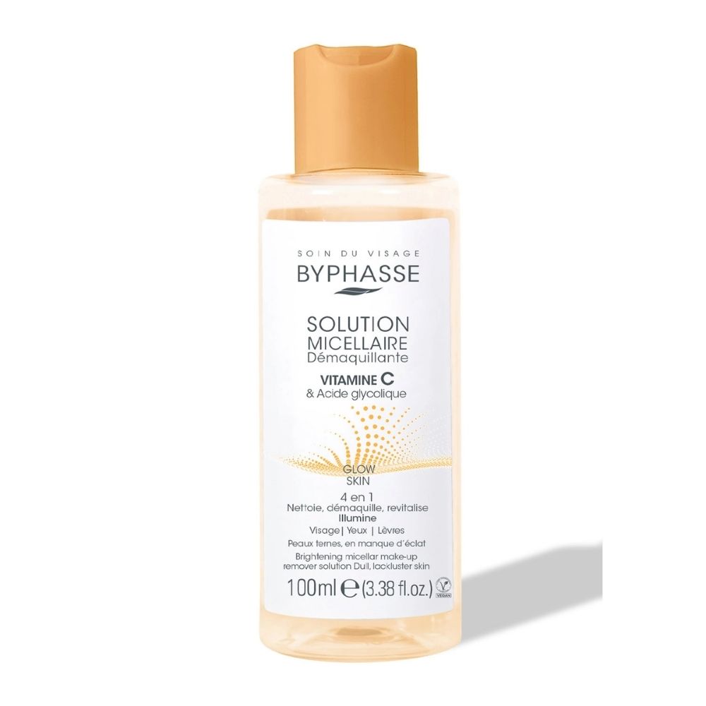 Byphasse Solution Micellaire Démaquillante Vitamine C et Acide Glycolique 100ml