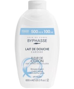 Byphasse Lait de Douche Caresse Fleur de Coton 600ml