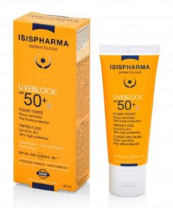 ISISPHARMA UVEBLOCK 50+ FLUIDE TEINTE 40ML