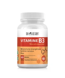 Bioherbs Vitamine B3 Nicotinamide 30 gélules