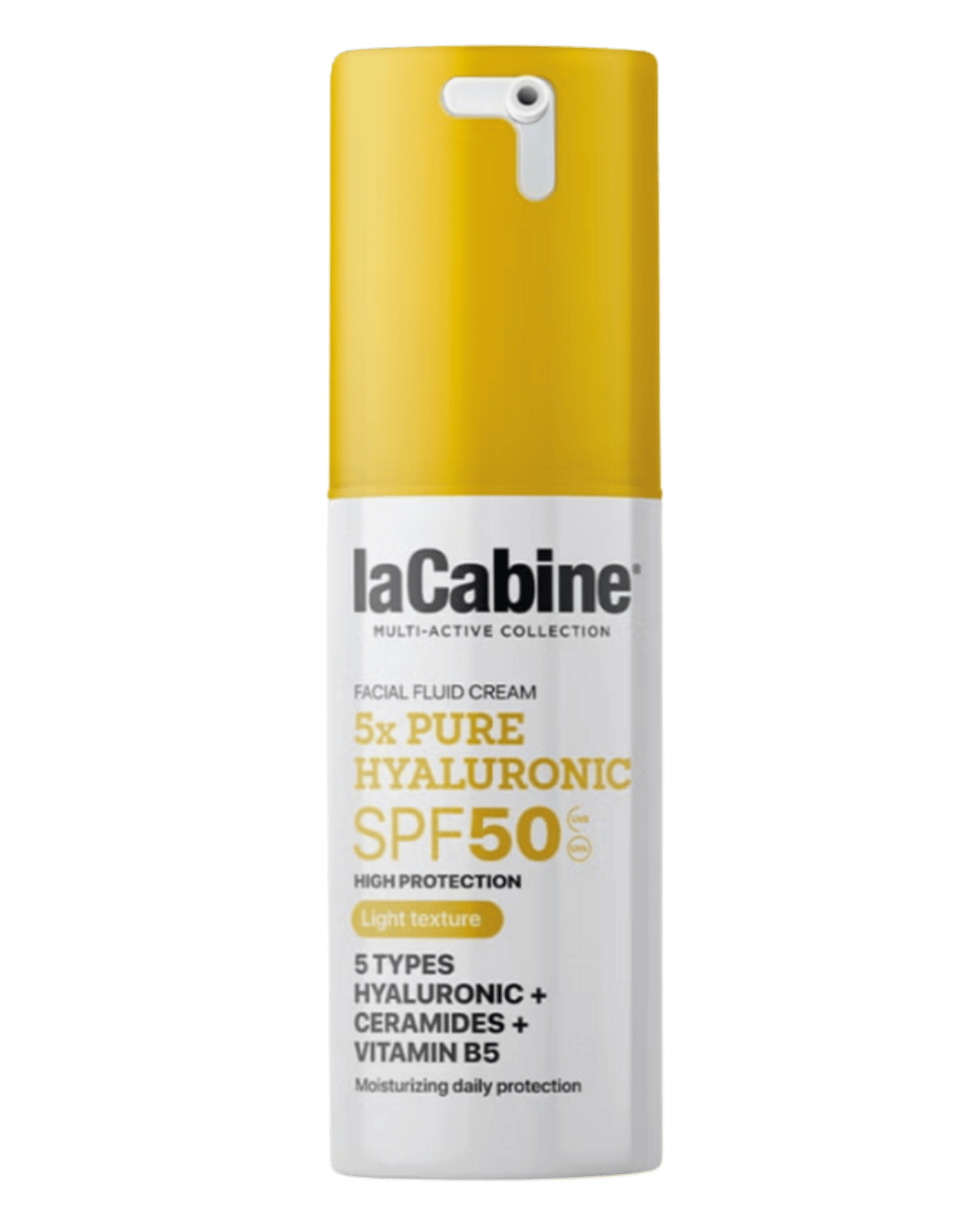 LA CABINE 5X PURE HYALURONIC FACIAL FLUID CREAM SPF50 30ML