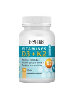 Bioherbs Vitamines D3+K2 30 gélules