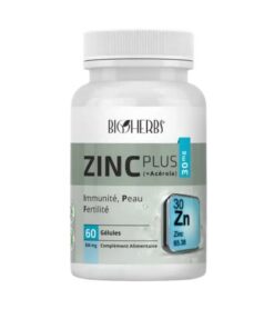 Bioherbs Zinc Plus + Acérola 60 gélules