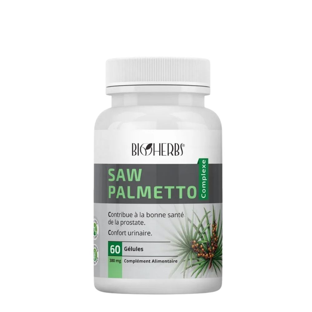 Bioherbs Saw Palmetto Complexe 60 gélules