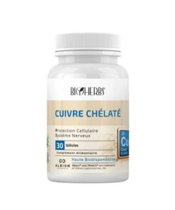 Bioherbs Cuivre Chélaté 30 gélules