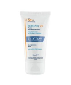 DUCRAY KERACNYL UV FLUIDE ANTI IMPERFECTIONS PEAUX GRASSES A TENDANCE ACNEIQUE SPF50 50ML