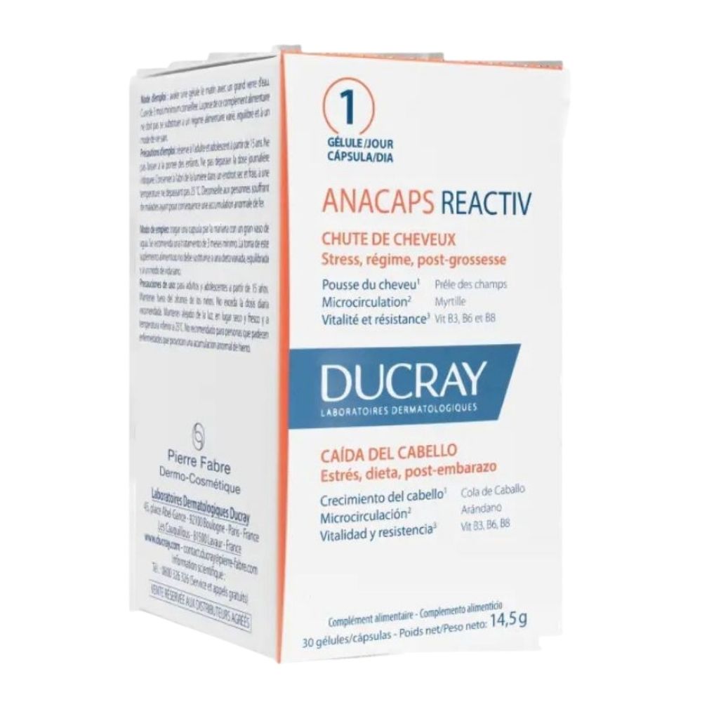 DUCRAY ANACAPS REACTIV 30 CAPSULES