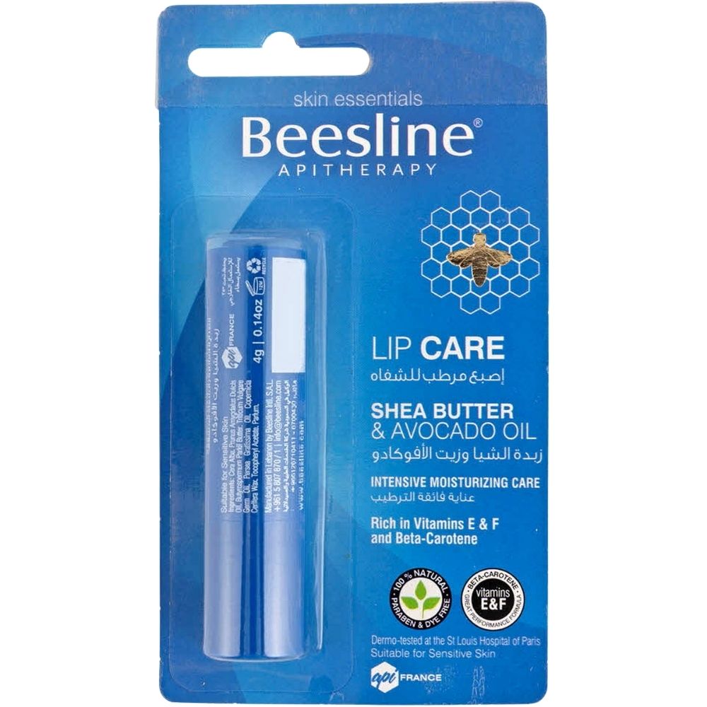 Beesline Baume à Levre Shea Butter et à l’Huile d’Avocat 4gr