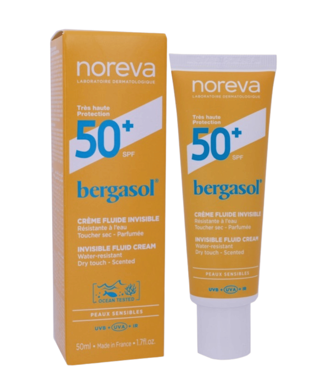 NOREVA BERGASOL CREME FLUID INV SPF50 50 ML
