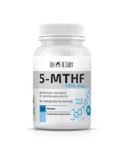 Bioherbs 5-MTHF Vitamine B9 30 gélules