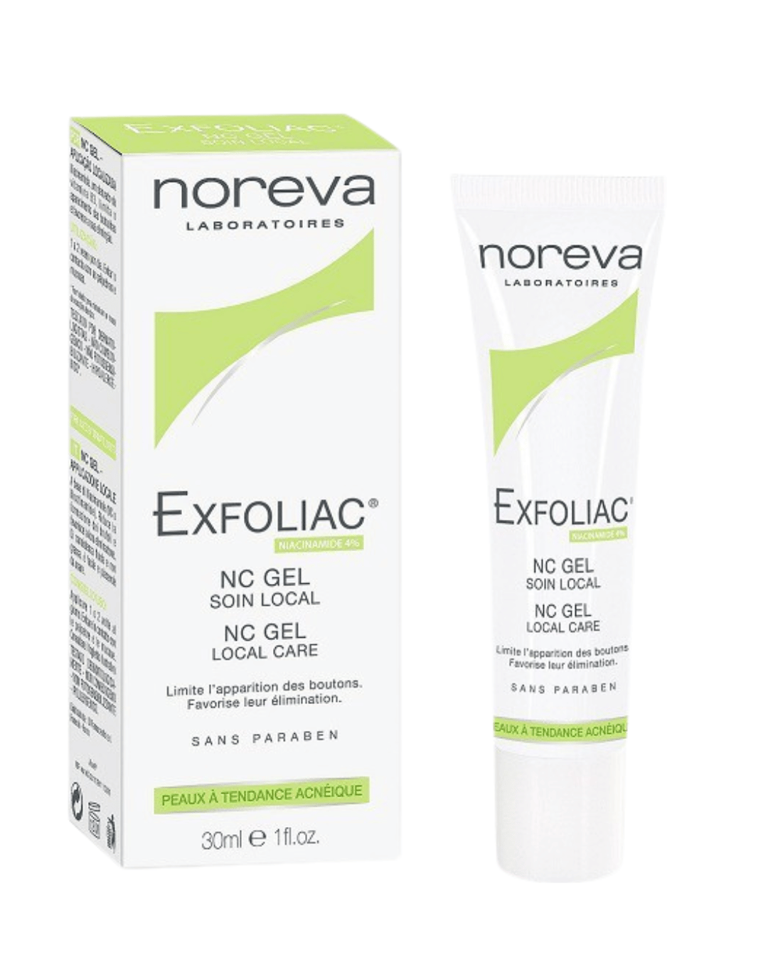 NOREVA EXFOLIAC NC GEL SOIN LOCAL 30ML