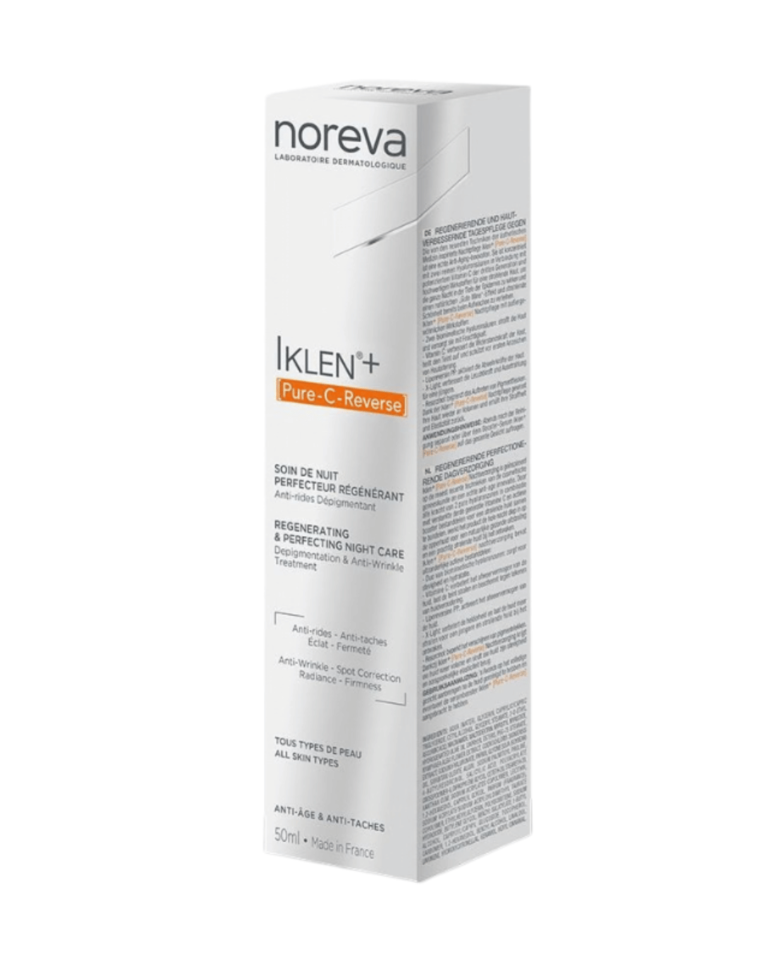 NOREVA IKLEN+ PURE C REVERSE SOIN DE NUIT PERFECTEUR REGENERANT 50ML